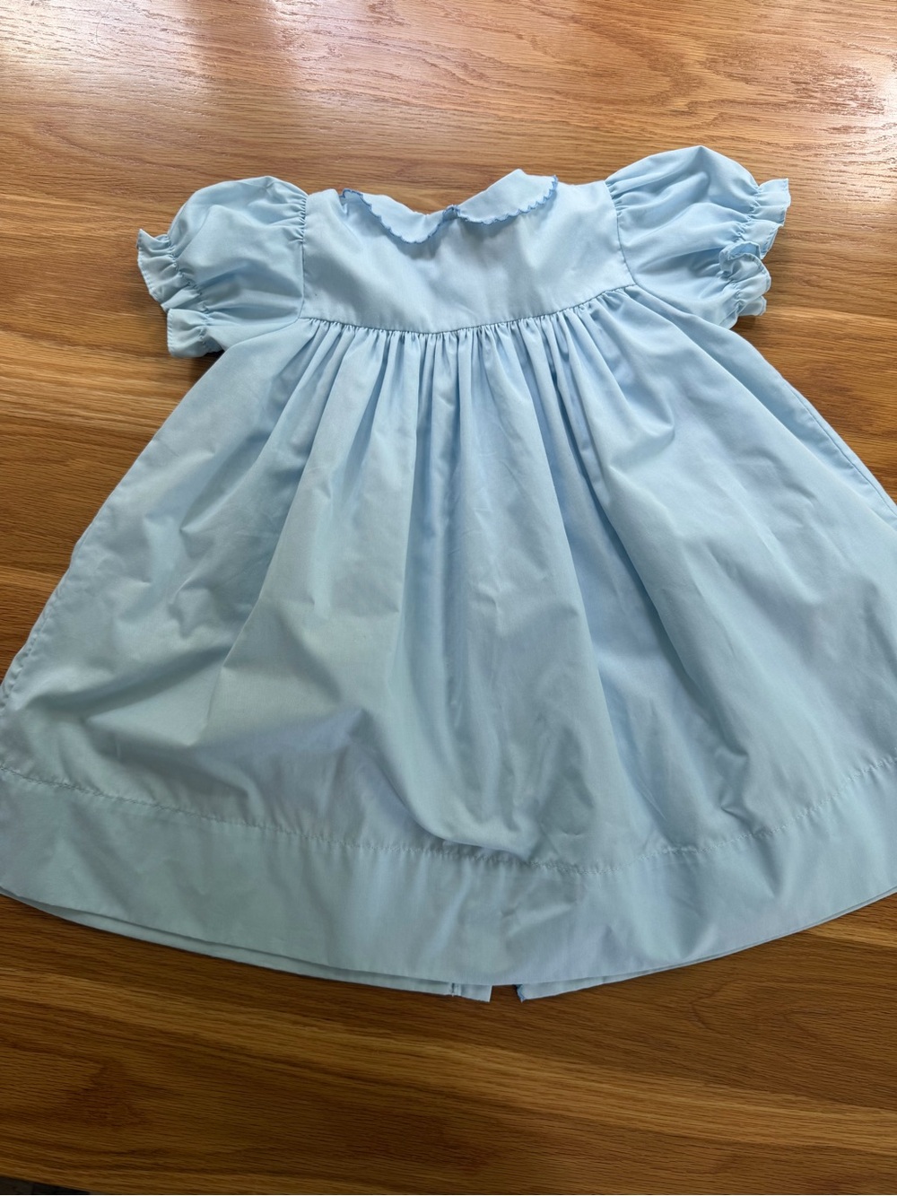 The Proper Peony Girls Blue Rose Garden Ingrid Dress 4T - Picture 4 of 6